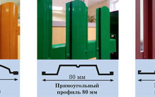Установка забора из металлического штакетника