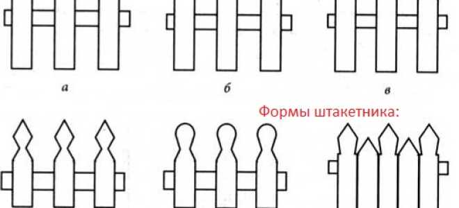 Штакетник из дерева своими руками