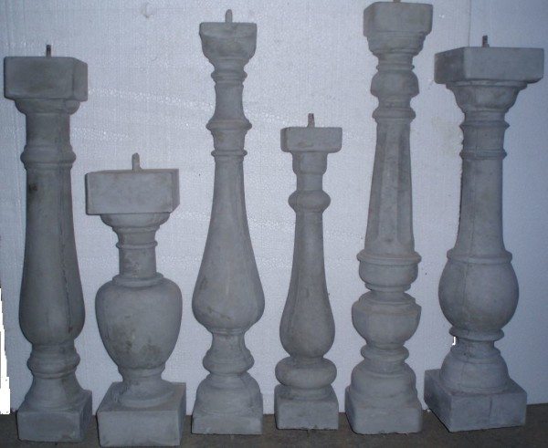 Балясины разной величины и формы Балясины разной величины и формы