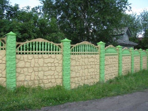 Ограждения из железобетона