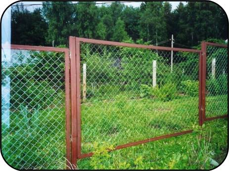 Панели из сетки рабицы Панели из сетки рабицы