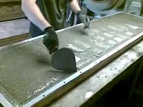 Распределение раствора в матрице