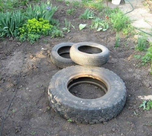 Покрышки для пруда